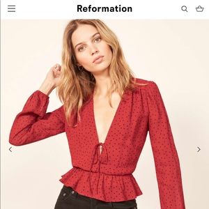 Reformation Nikki top PERFECT CONDITION!